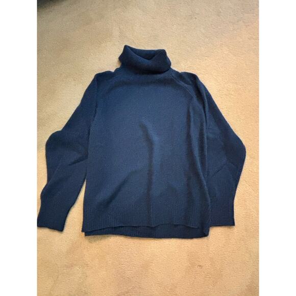 SHEIN curve Navy Turtleneck Sweater XL - Picture 1 of 2